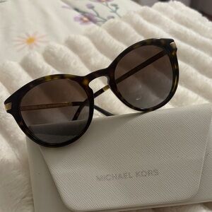 Michael Kors Havana Brown Gradient Tortoise Sunglasses